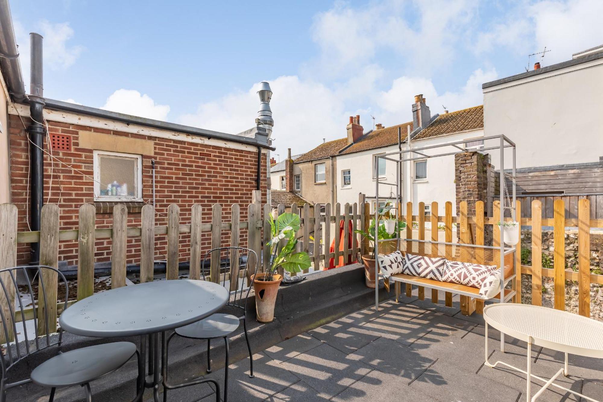 Trendy Central 1 Bed Flat With Roof Terrace Okręg wyborczy Hove Zewnętrze zdjęcie