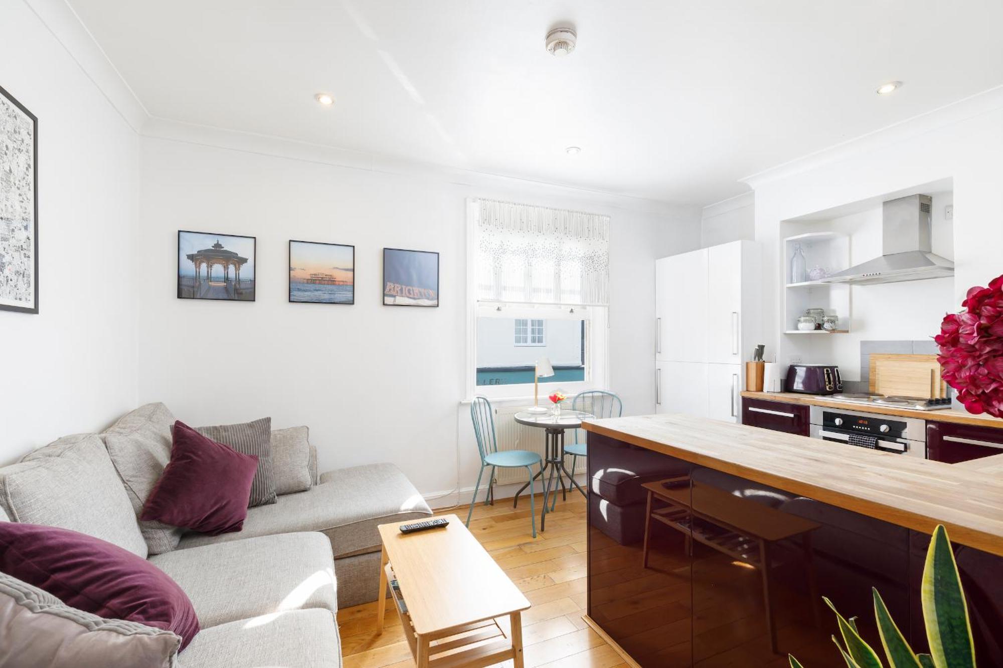 Trendy Central 1 Bed Flat With Roof Terrace Okręg wyborczy Hove Zewnętrze zdjęcie